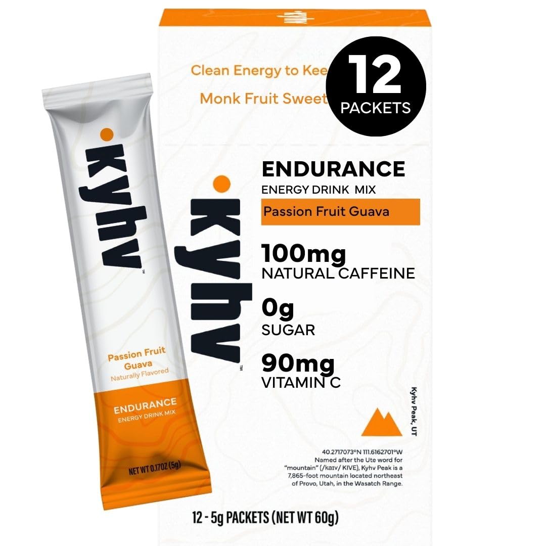 Amazon.com: Kyhv Nutrition Endurance Energy Drink Mix, Passion